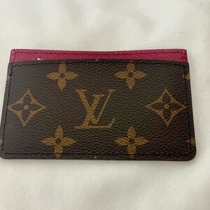 Louis Vuitton iconic monogram canvas card holder